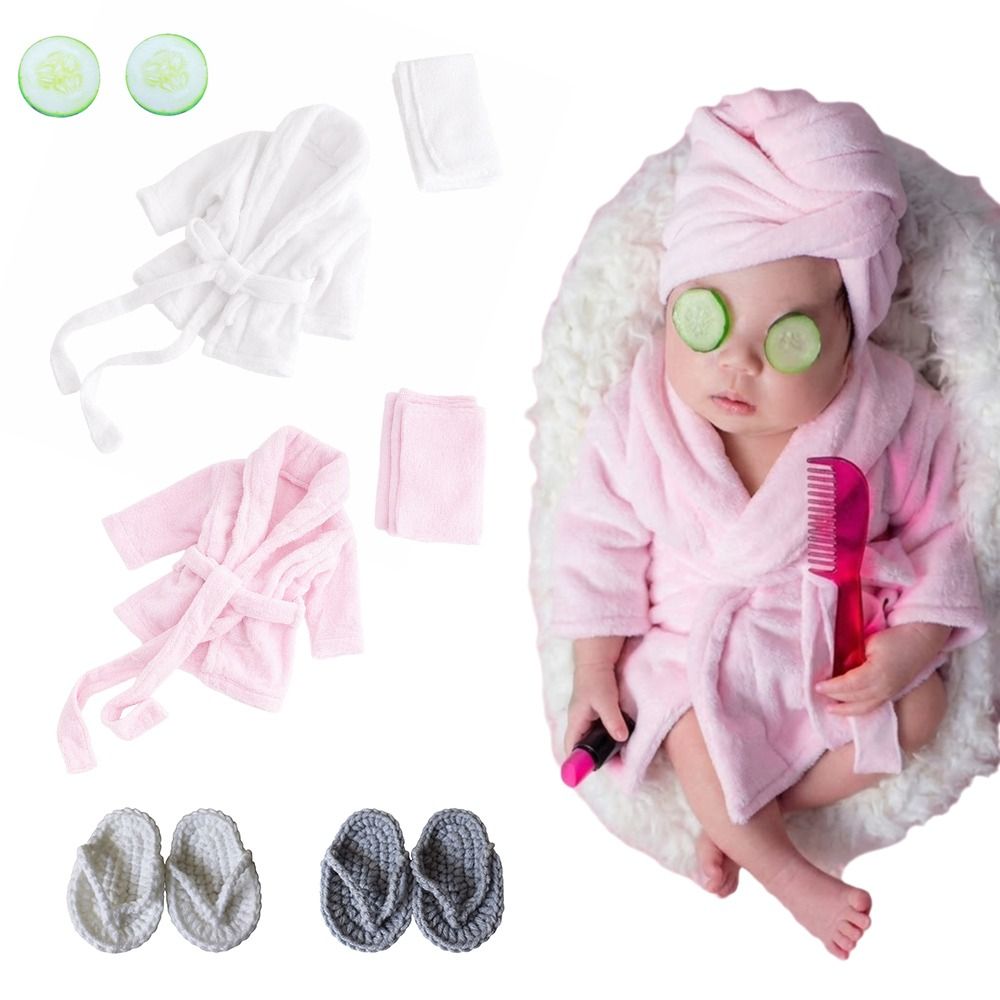 Infant Photography Props Outfit - Photography Props Newborn Bathrobes with Headband