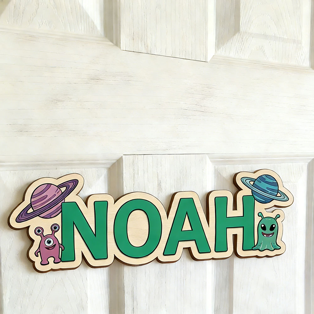 Personalized Alien & Planet Na - Nursery review and price