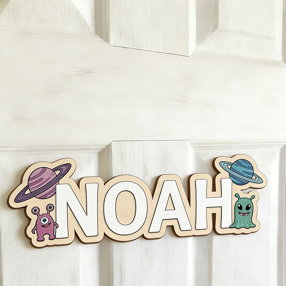 Personalized Alien & Planet Na - Nursery review and price