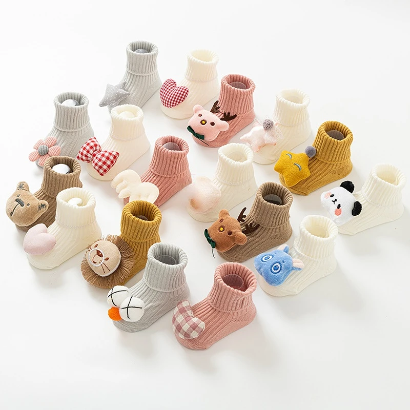 Winter Baby Warm Cute Cartoon  - Unisex Baby Socks Non Slip review and price