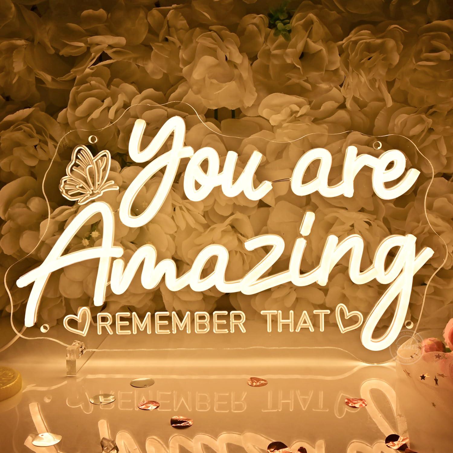 You Are Amazing Neon Sign Dimm - Nursery review and price