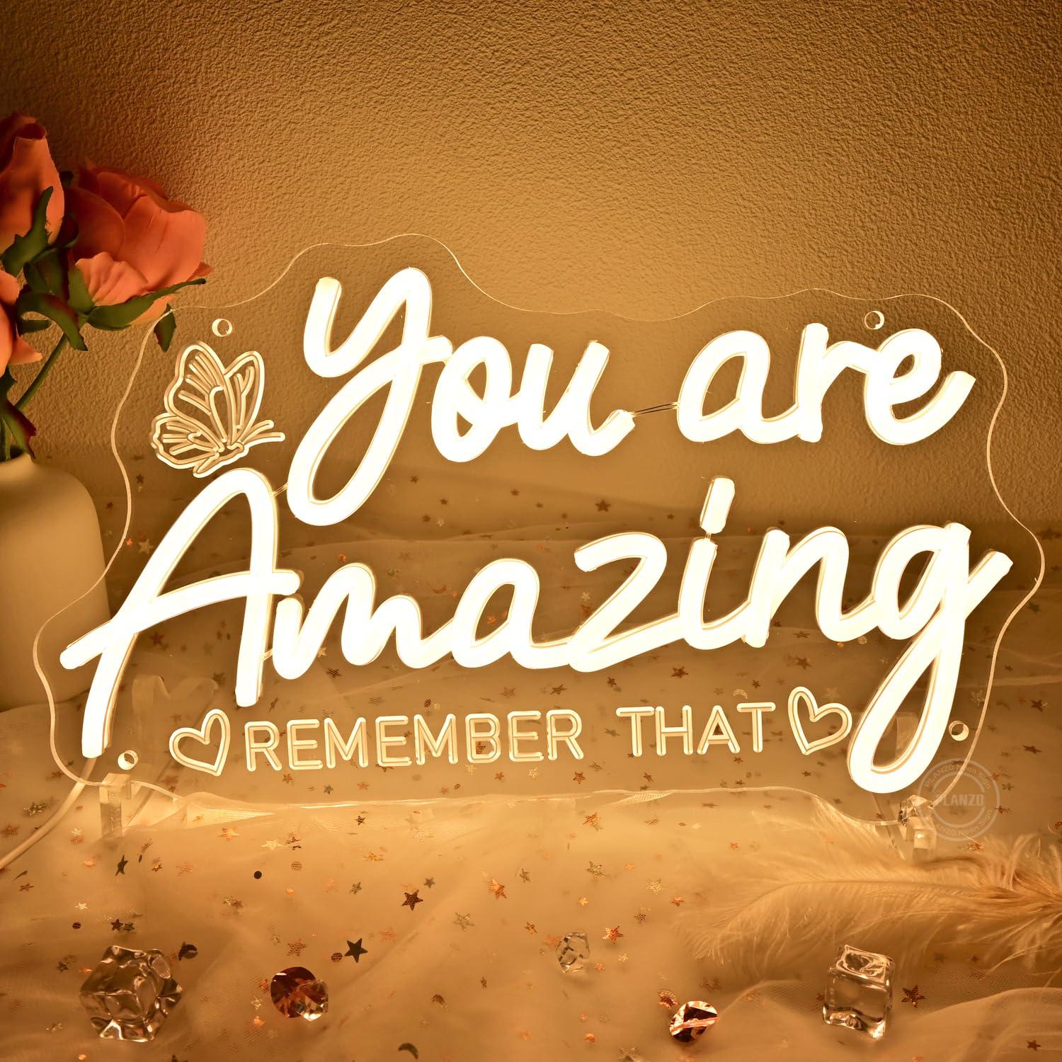 You Are Amazing Neon Sign Dimm - Nursery review and price