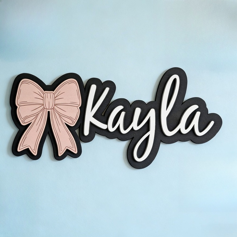 Customizable Bow-Shaped Wooden - Nursery review and price