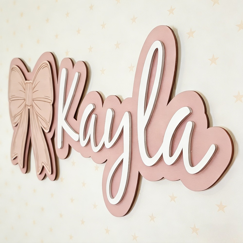 Customizable Bow-Shaped Wooden - Nursery review and price