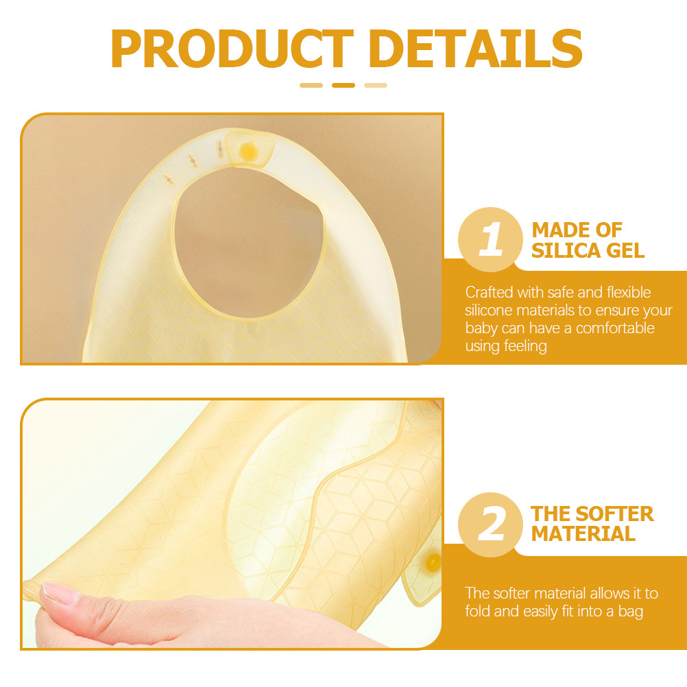 3pcs Silicone Baby Bibs – Soft - Waterproof Baby Bibs Silicone review and price
