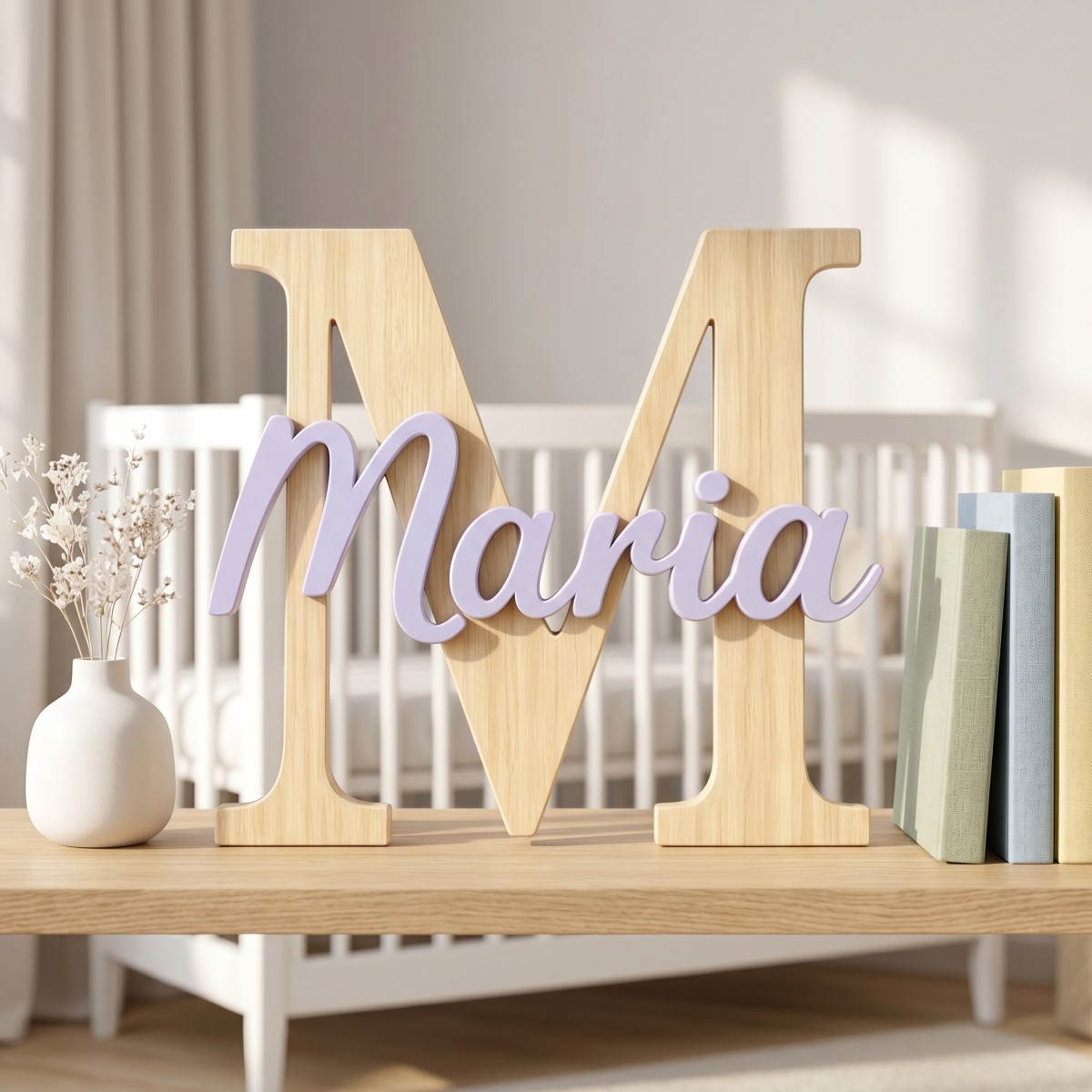 1Pc Custom Minimalist Wooden N - Nursery review and price